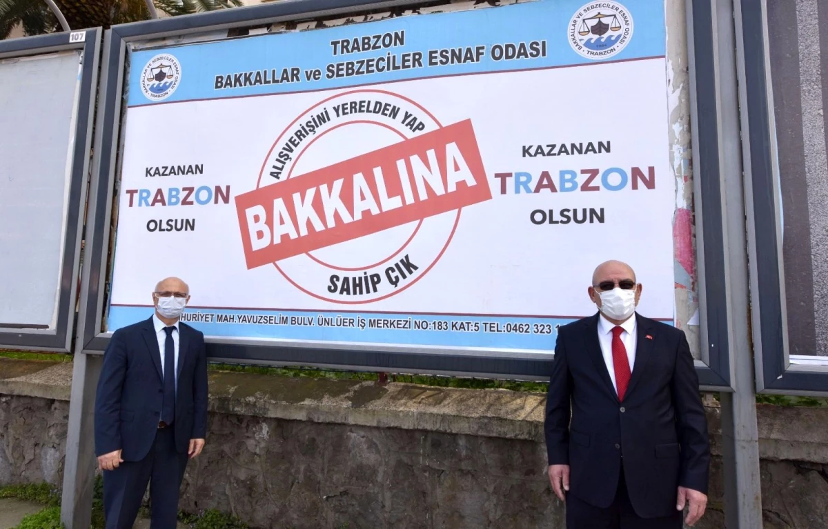Trabzon\'da "Alışverişini Yerelden Yap, Bakkalına Sahip Çık" kampanyası başlatıldı