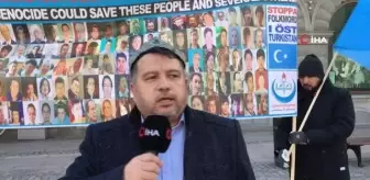 Uygur Türkleri, İsveç Parlamentosu önünde Çin zulmünü protesto etti