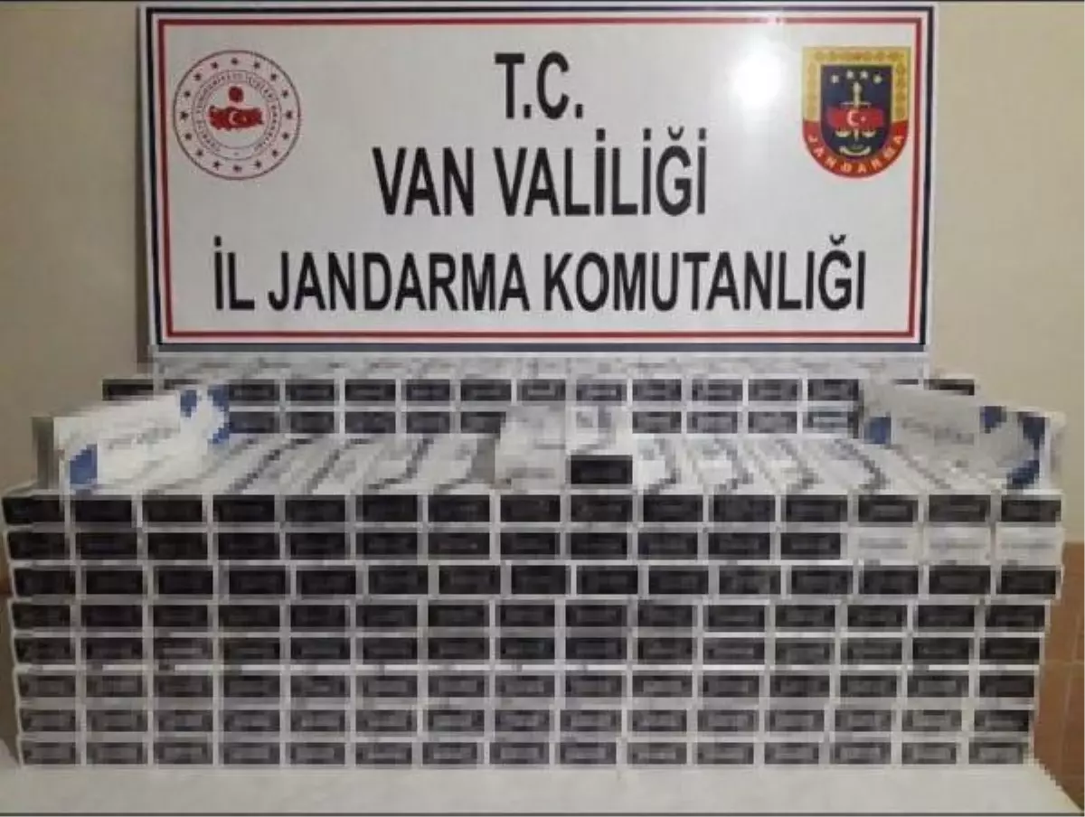 Van\'da, 2 bin 815 paket kaçak sigara ele geçirildi