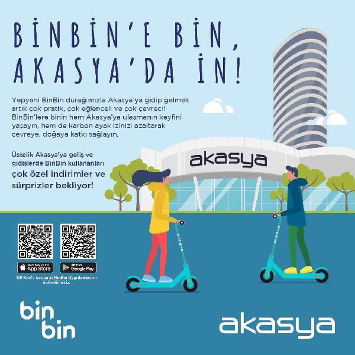 AVM ile scooter şirketinden çevreci iş birliği