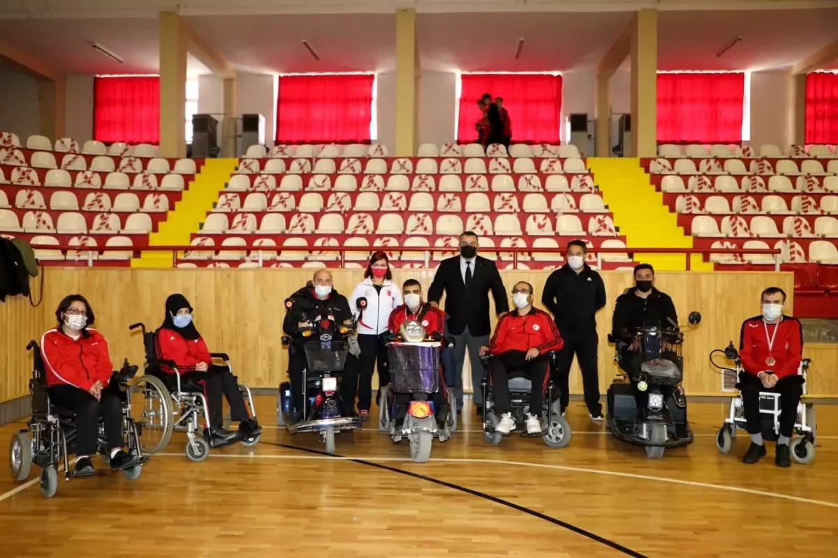 Başarılı Boccia sporcuları madalyalarını aldı