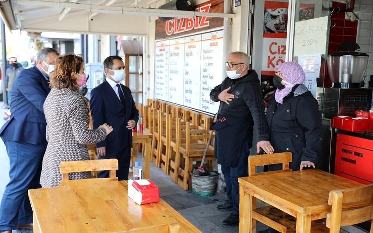Çanakkale Valisi Aktaş, korona virüs denetiminde