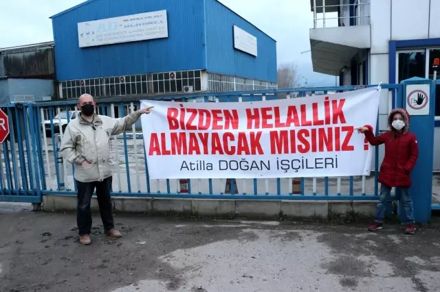 Cenazede haklarını helal etmedikleri patronlarının yüzünden hacizlik oldular