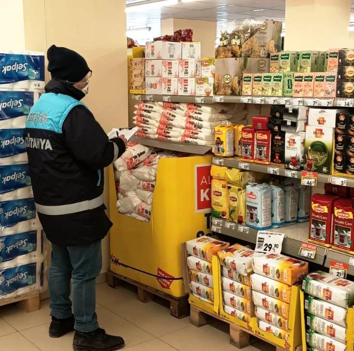 Hisarcık\'ta marketlerde fiyat kontrolü