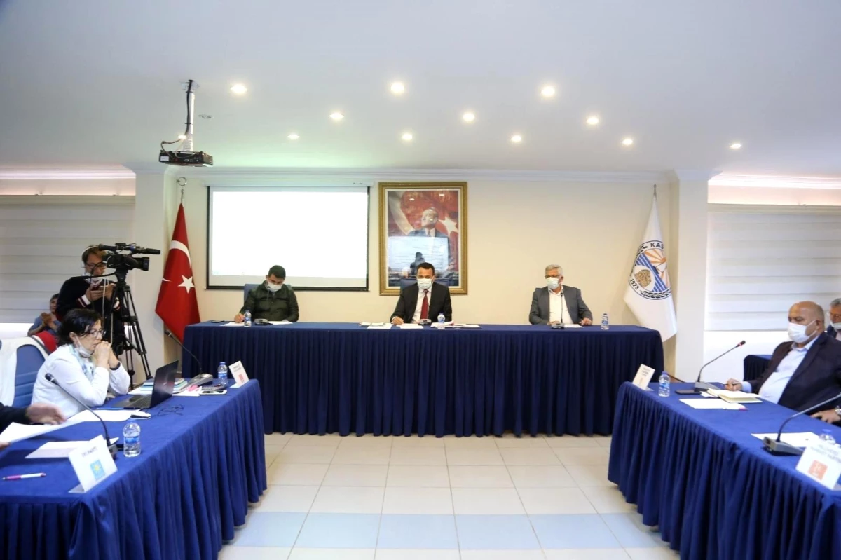 Kaş Belediyesinin nisan ayı meclis toplantısı yapıldı