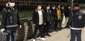 Samsun'da 7 kaçak göçmen yakalandı