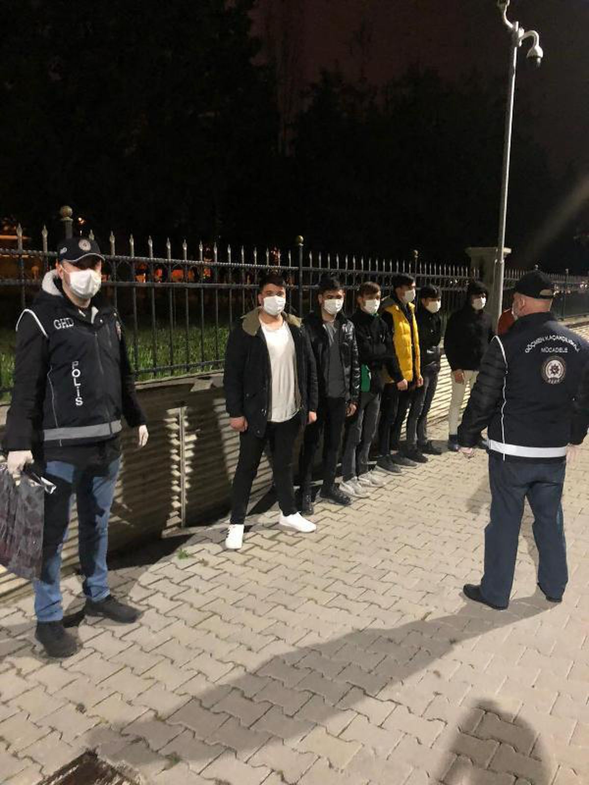 Samsun\'da 7 kaçak göçmen yakalandı