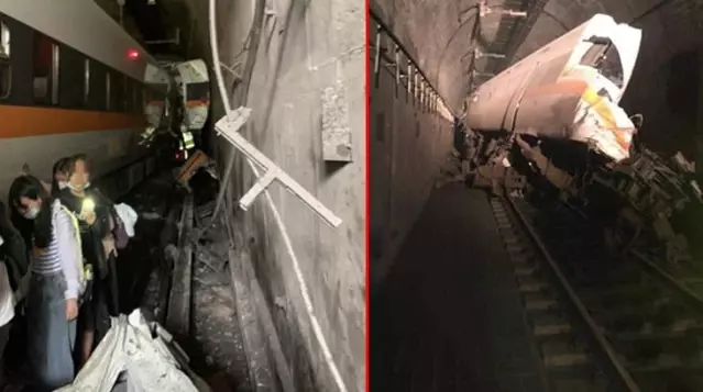 Tayvan'da tren raydan çıktı: En az 36 kişi hayatını kaybetti Tayvan'da tren raydan çıktı: En az 36 kişi hayatını kaybetti