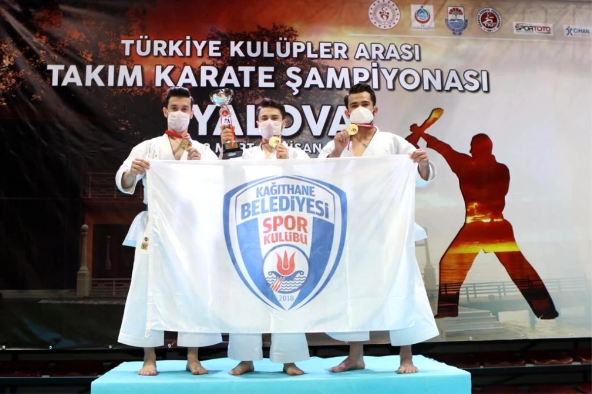 Türkiye Kulüpler Karate Şampiyonası\'nda Kağıthane Belediyesi şampiyon oldu