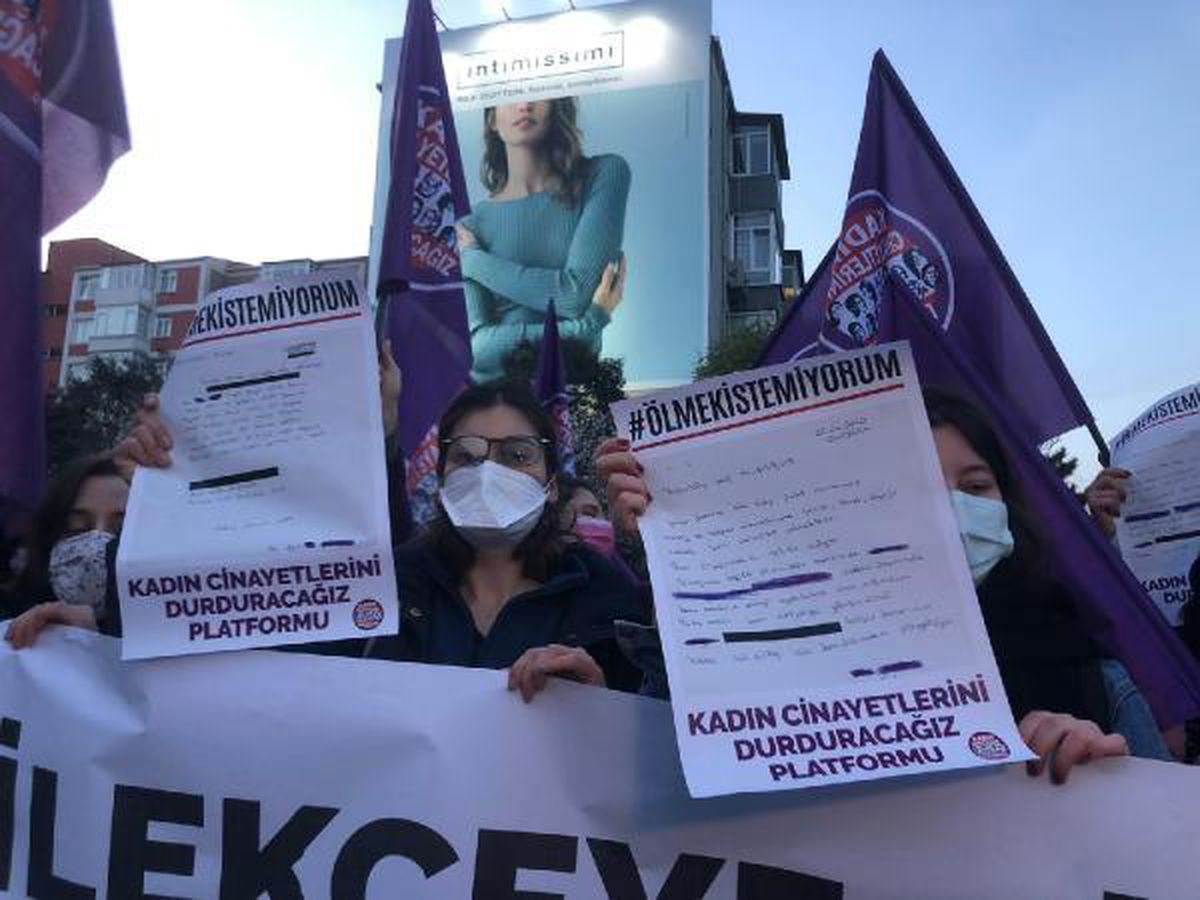 Zincirlikuyu\'da kadınlardan dilekçe protestosu