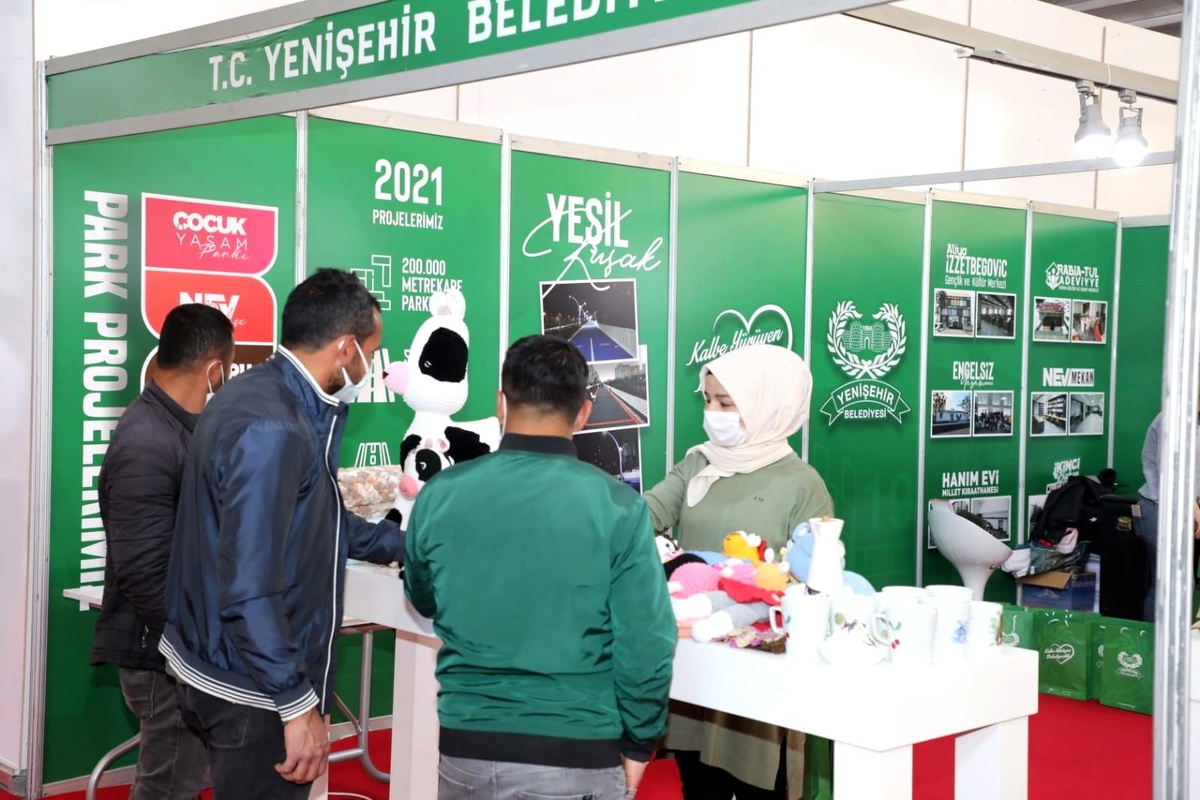 Diyarbakır\'da ADEM\'de yapılan ürünler fuarda sergilendi