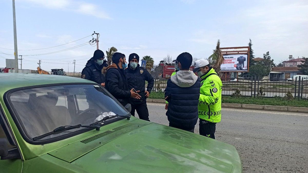 Bafra\'ya giriş çıkışlar kontrol altında