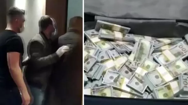 Baskın düzenlenen evden valizlere gizlenmiş 4 milyon sahte dolar çıktı Baskın düzenlenen evden valizlere gizlenmiş 4 milyon sahte dolar çıktı