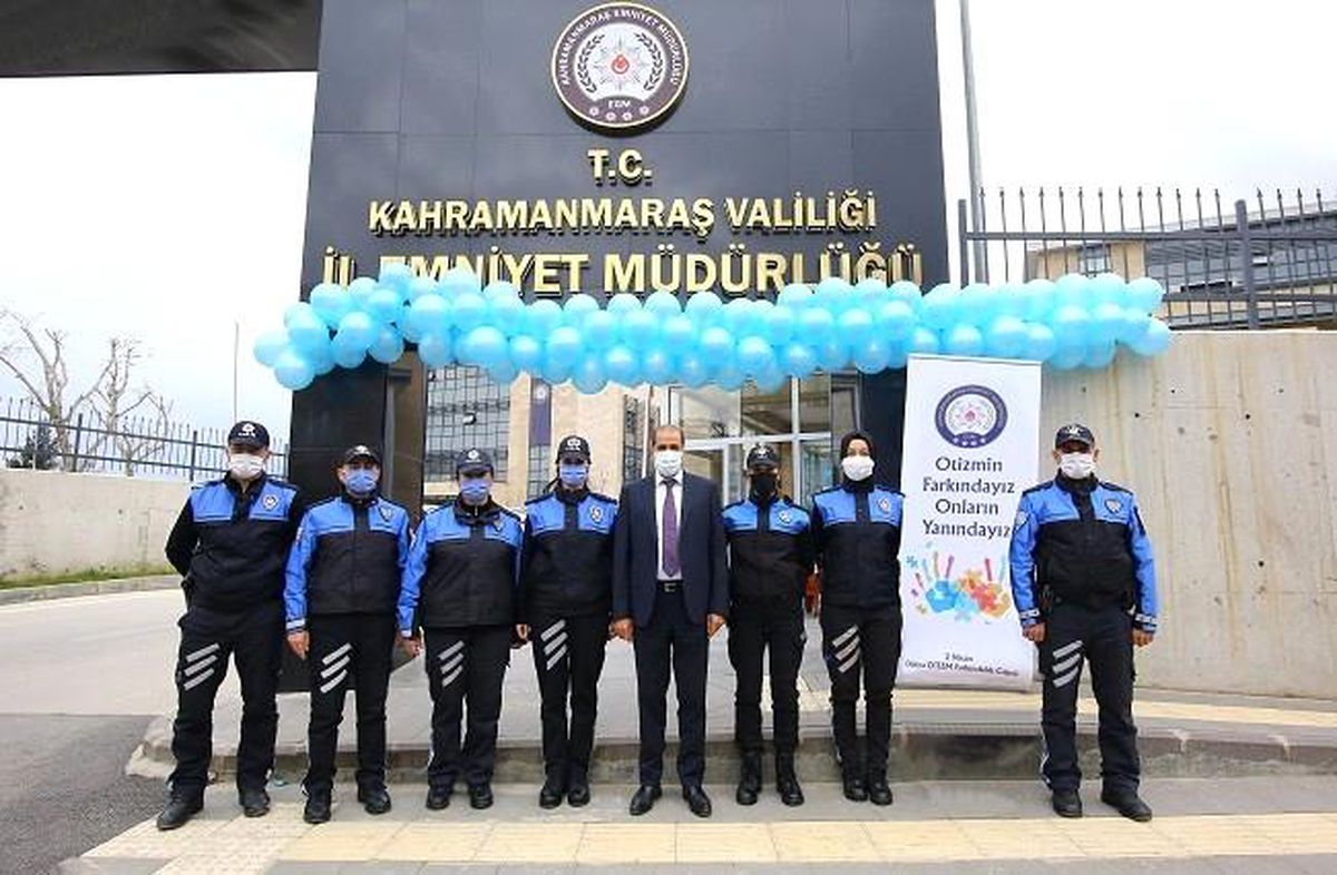 Son dakika haberi! Kahramanmaraş polisi otizm farkındalık gününü kutladı