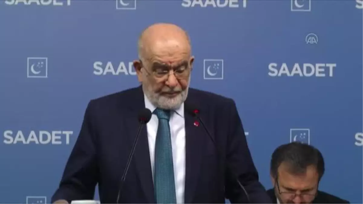 Saadet Partisi, vatandaşın sorunlarına çözüm için "Geçim İttifakı" kampanyası başlatacak