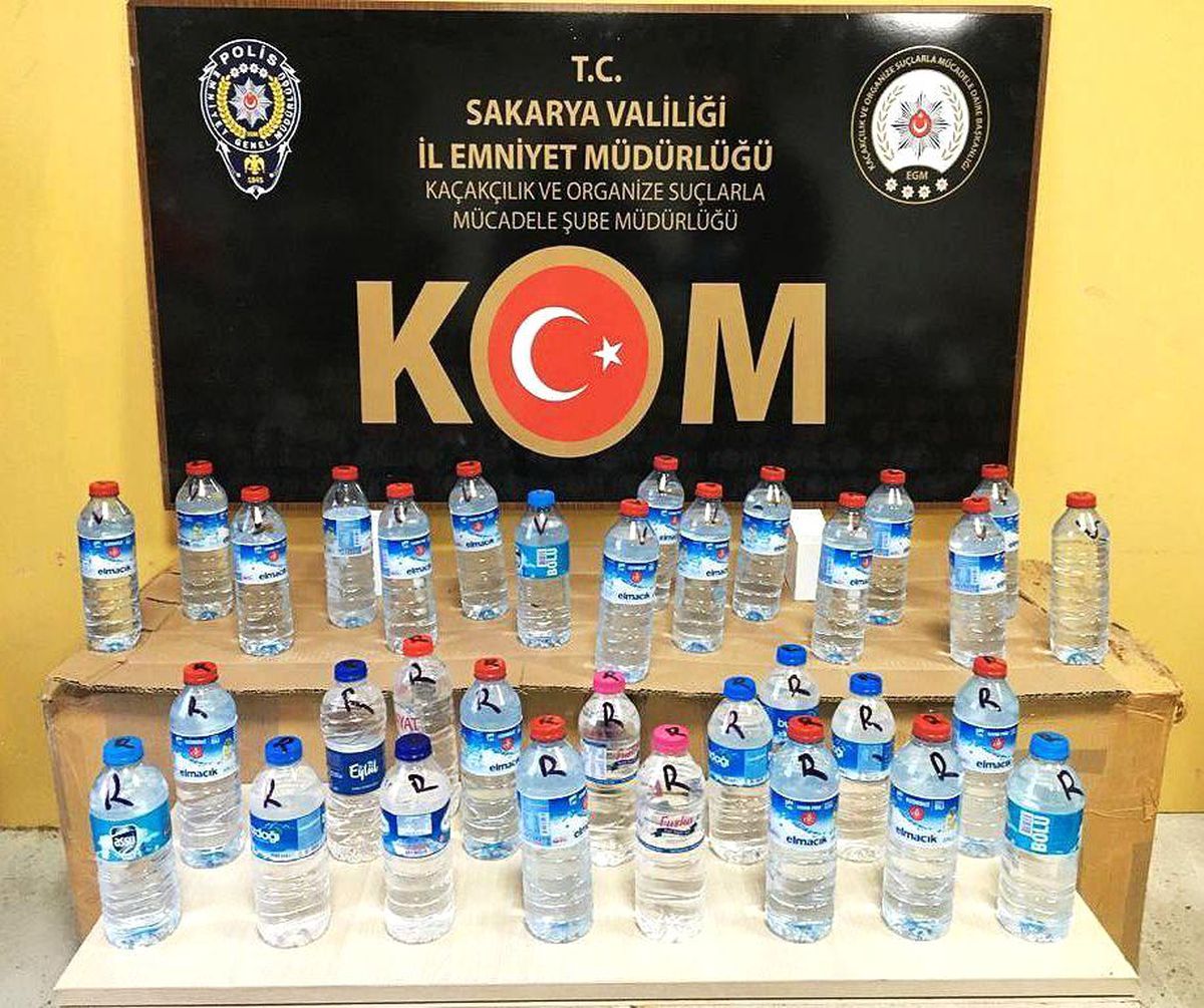 Sakarya\'da kaçak alkol operasyonu
