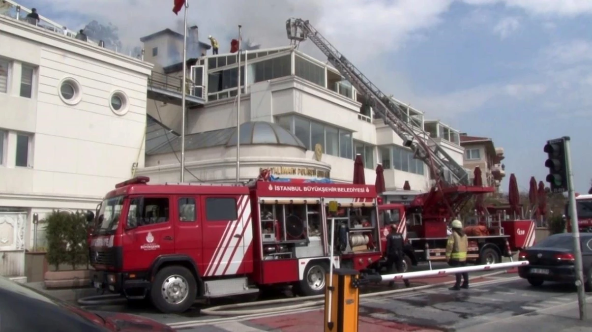 Son dakika! Sarıyer\'de polis evinde korkutan yangın: Vatandaşlar tahliye edildi