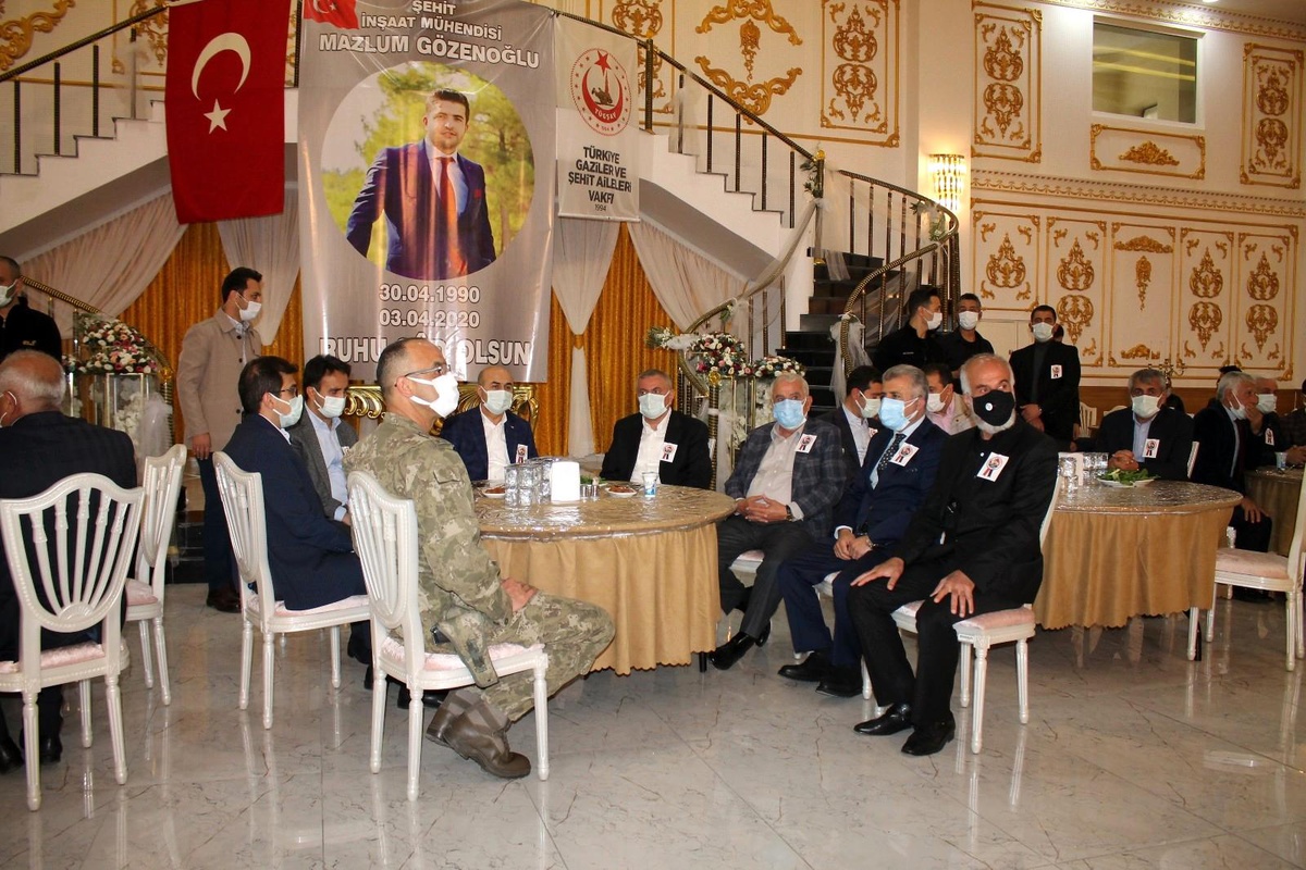 Son dakika haber... Teröristlerin şehit ettiği inşaat mühendisi için mevlit programı düzenlendi