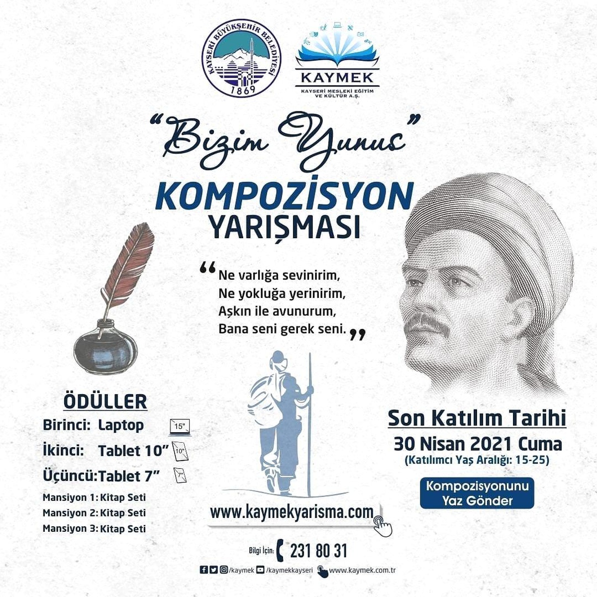 KAYMEK\'ten "Bizim Yunus" kompozisyon yarışması