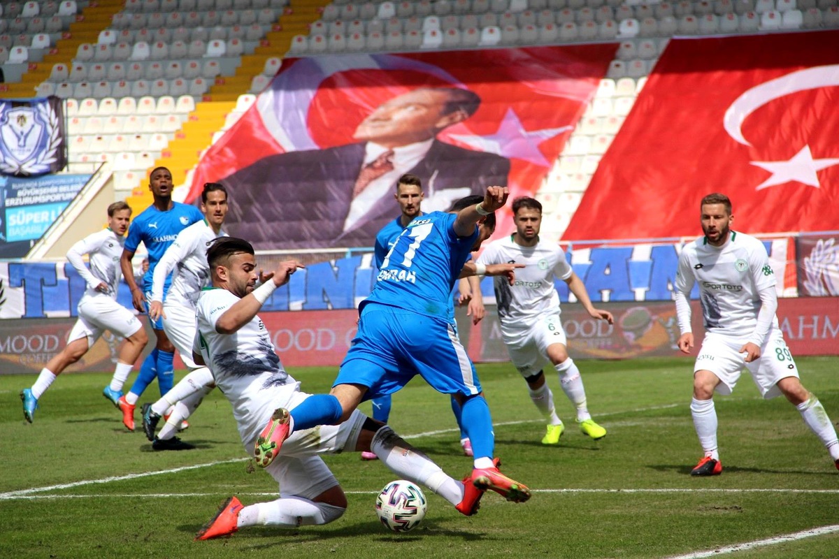 Süper Lig: BB Erzurumspor: 1 Konyaspor : 2 (Maç sonucu)