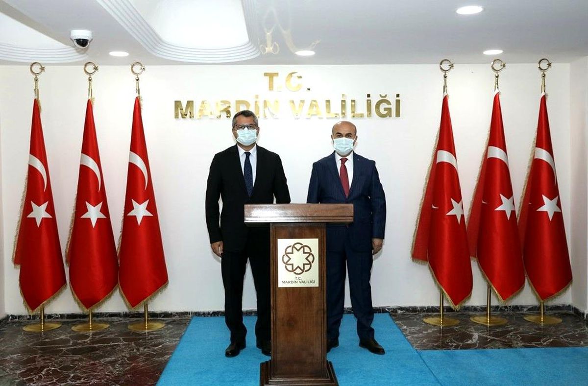Azerbaycan Ankara Büyükelçisi Hazar İbrahim, Vali Demirtaş ile bir araya geldi