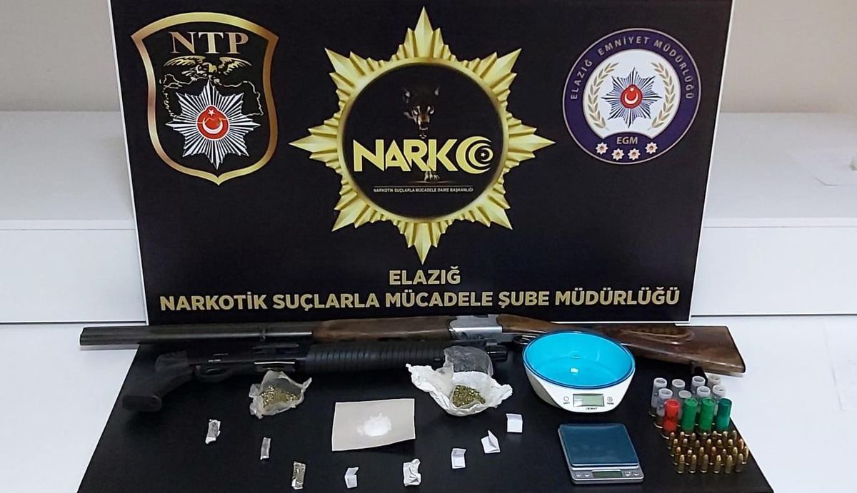 Elazığ\'da uyuşturucu tacirlerine operasyon: 4 tutuklama