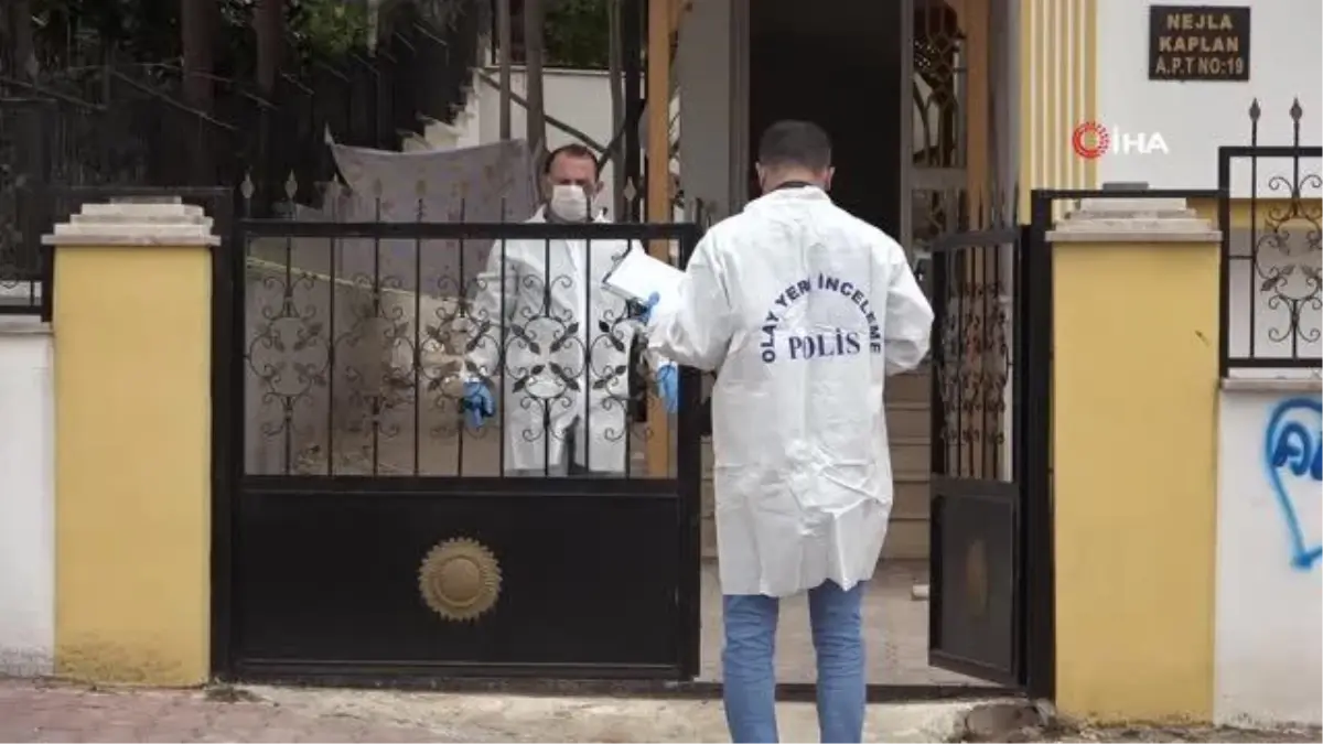 En acı bakış.. Kızlarına sarılarak morga götürülen eşine son kez baktı