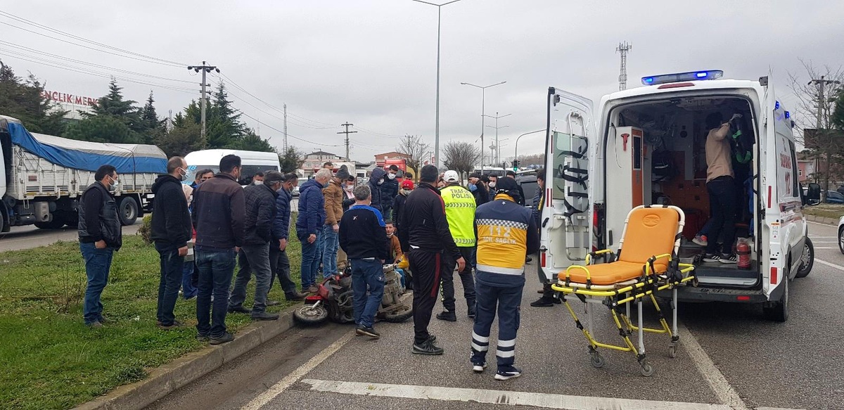 Kamyonet elektrikli bisiklete çarptı: 1 ölü