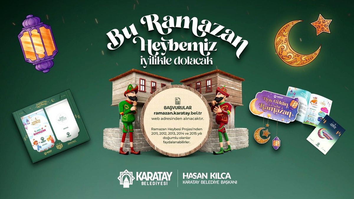 Son dakika haber! Karatay Belediyesinden çocuklara özel Ramazan heybesi