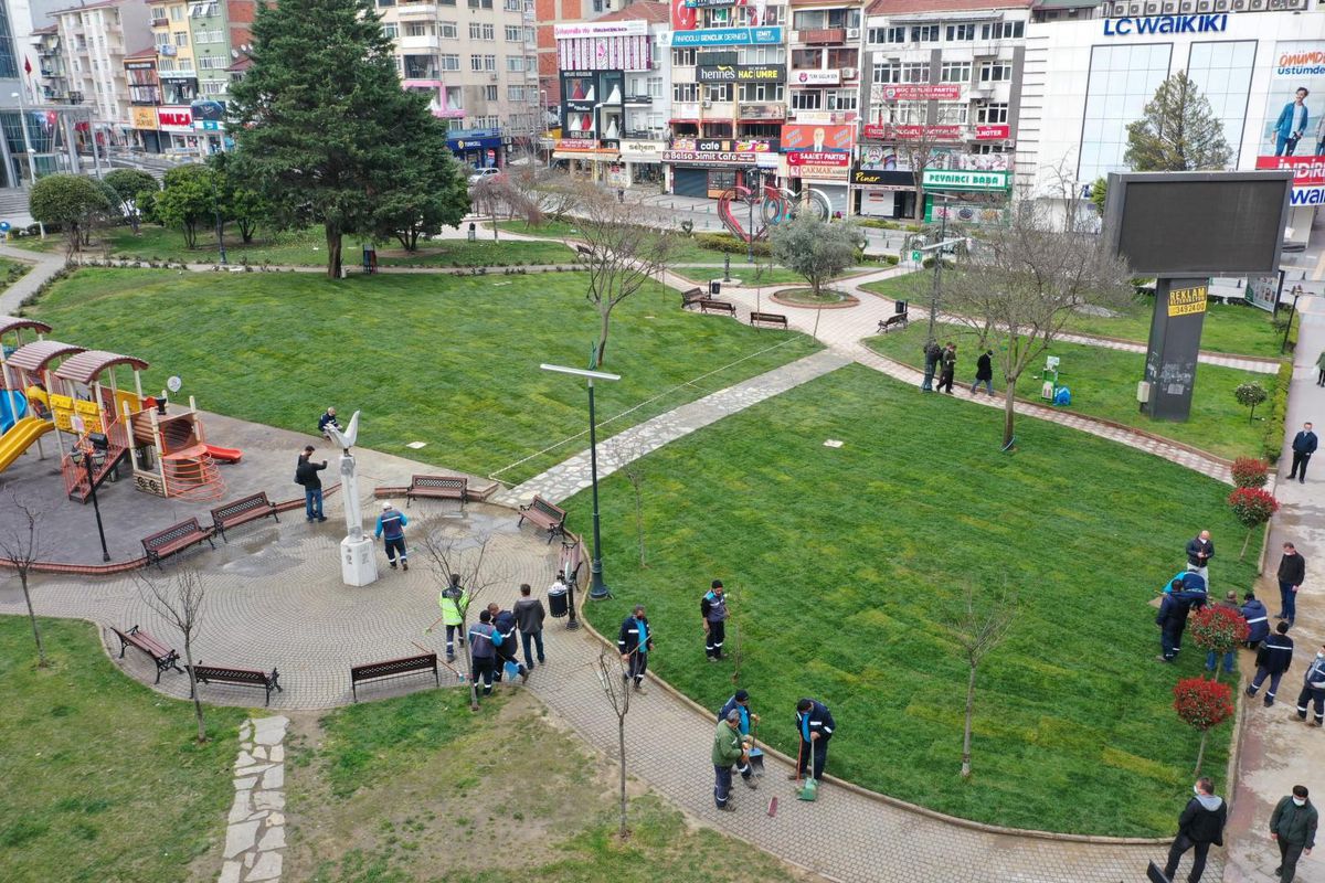 Tehlike arz ediyordu yıkıldı; şimdi yeşillendirildi
