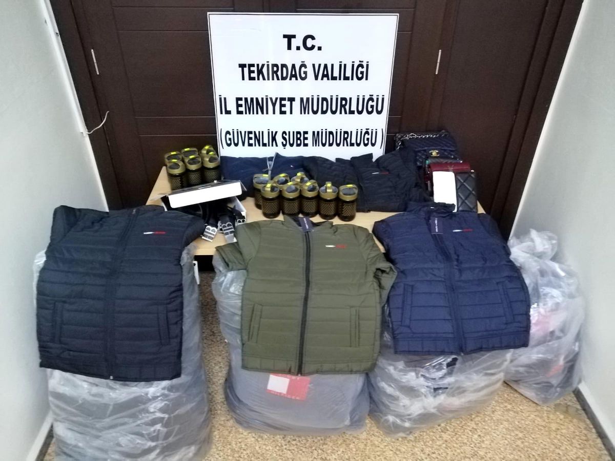 Son Dakika | Tekirdağ\'da taklit ürün operasyonu: 141 adet ürün ele geçirildi