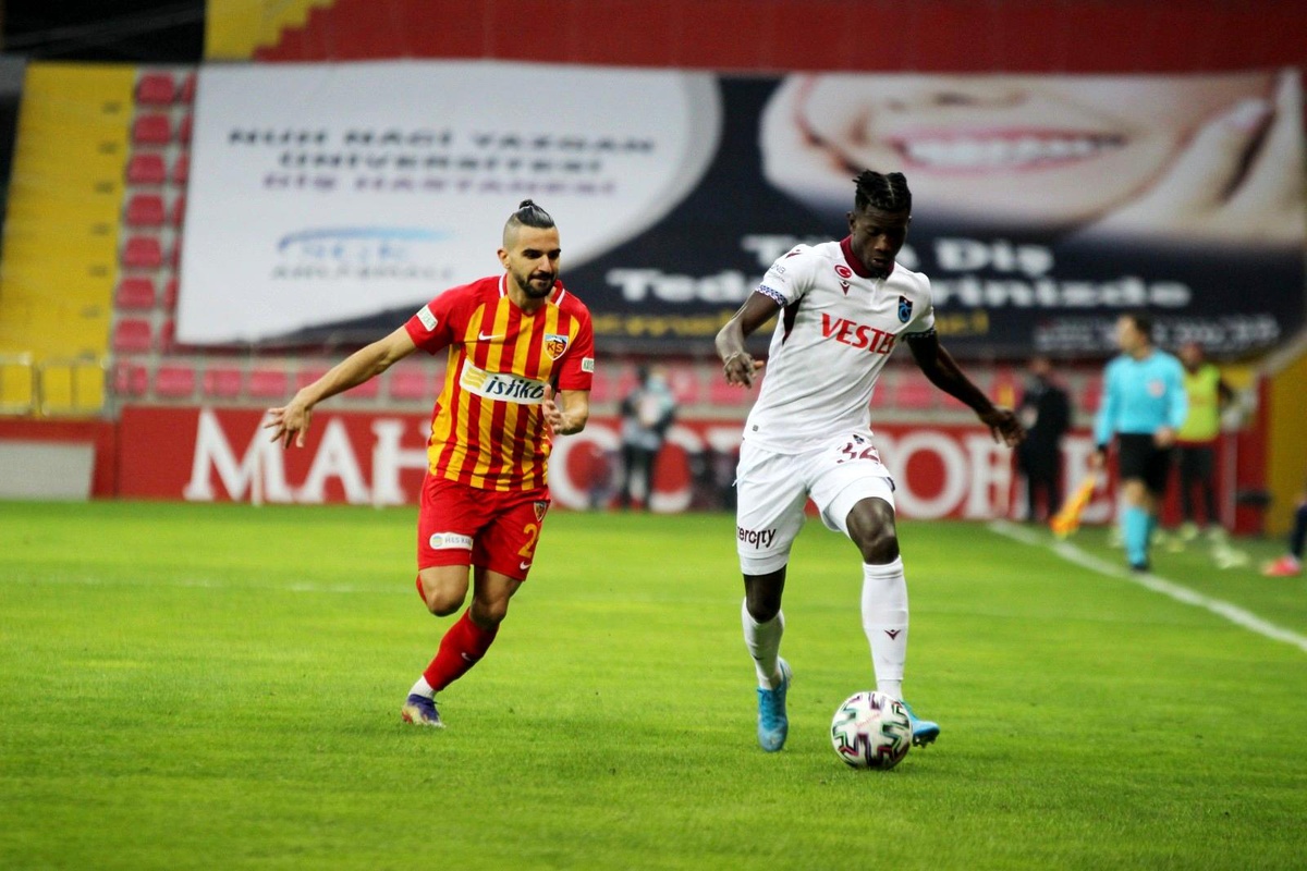Trabzonspor ile Kayserispor 48. randevuda