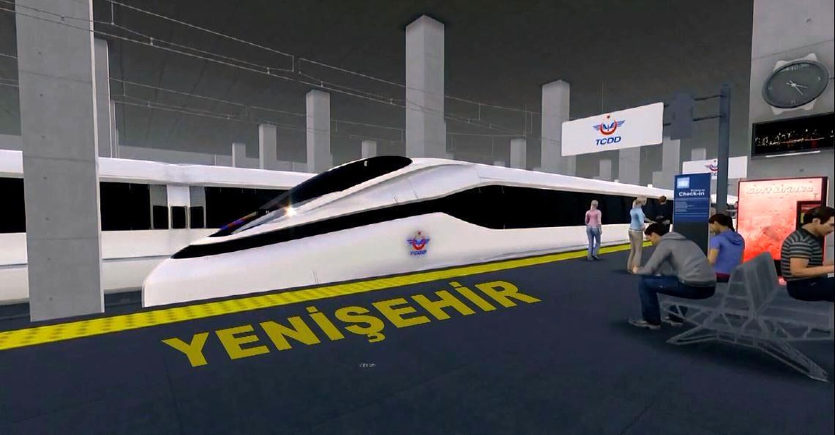Yenişehir hızlı treni saatte 200 kilometre hıza çıkacak