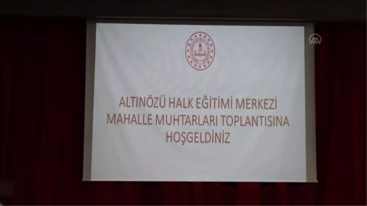 Altınözü ilçesinde "Kurslarımızla Köylerdeyiz Projesi" başlatılacak