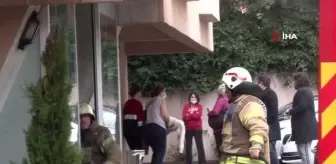Ataşehir'de 14 katlı binada yangın paniği