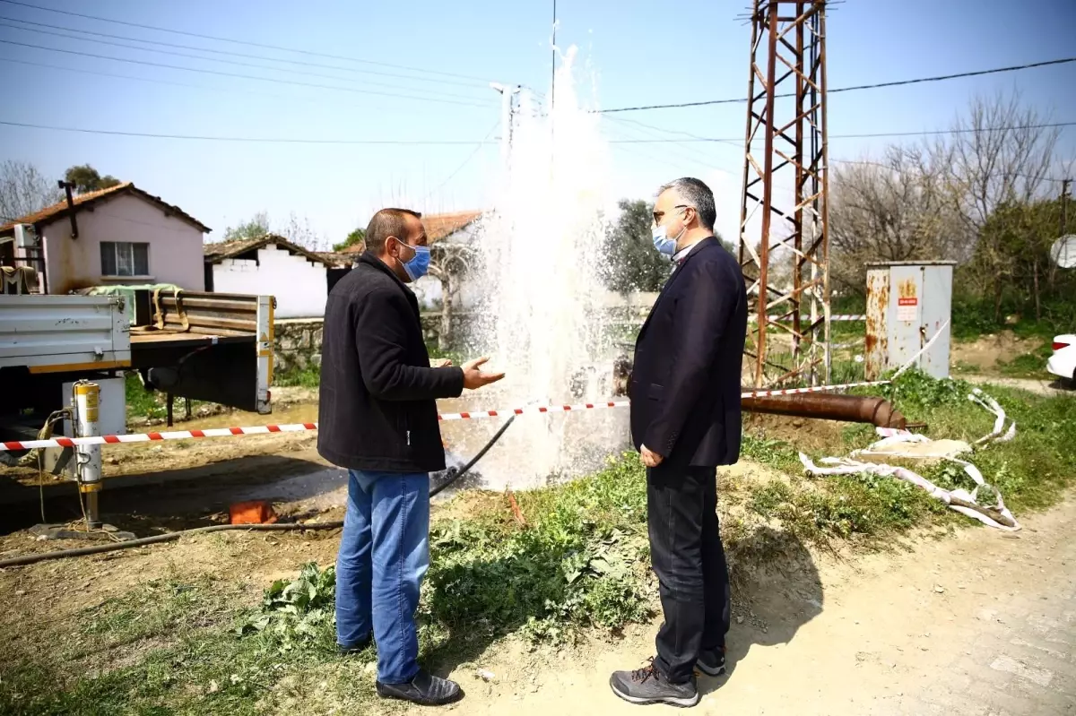 Dalama Mahallesi\'nde eski tarımsal sulama kuyusu yeniden faaliyete geçirildi