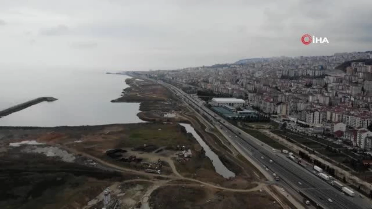 Deniz kenti Trabzon\'un sahilindeki 5 yıllık değişim