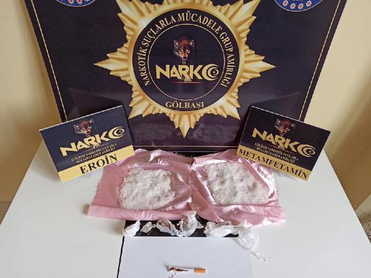 Son dakika haber! Gölbaşı\'nda uyuşturucuya 2 gözaltı