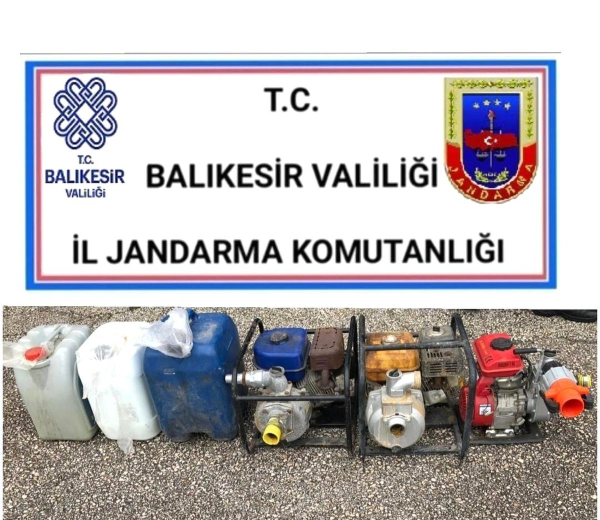 Hırsızlar jandarmadan kaçamadı