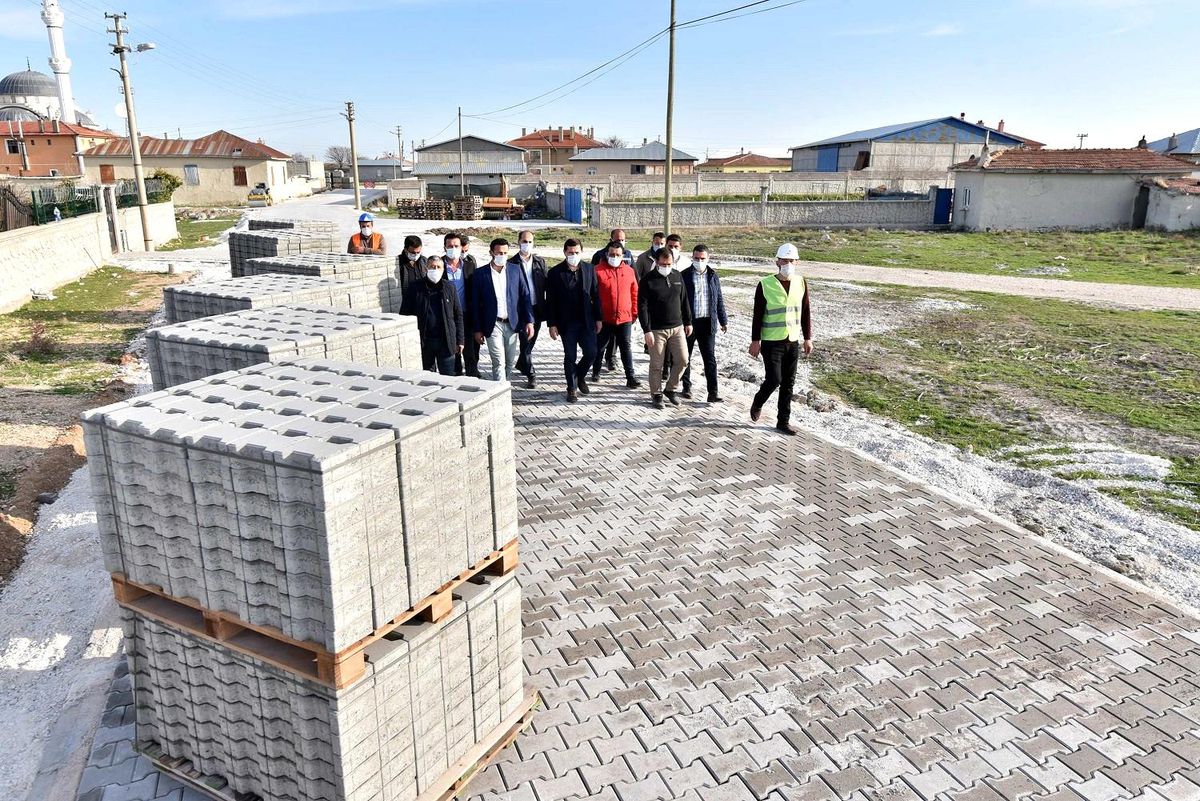 Karatay\'da bu yıl kilit parke taş hedefi 1 milyon metrekare