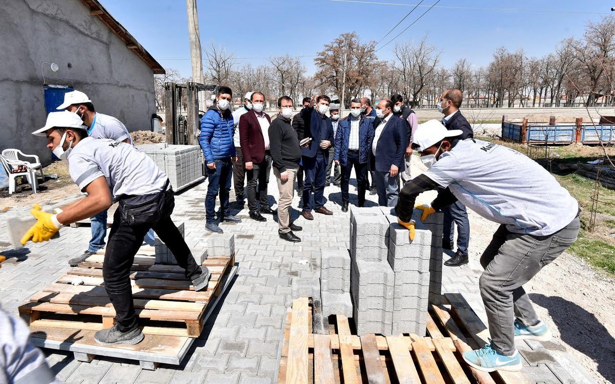 Karatay\'da hedef \'1 milyon\' metrekare parke