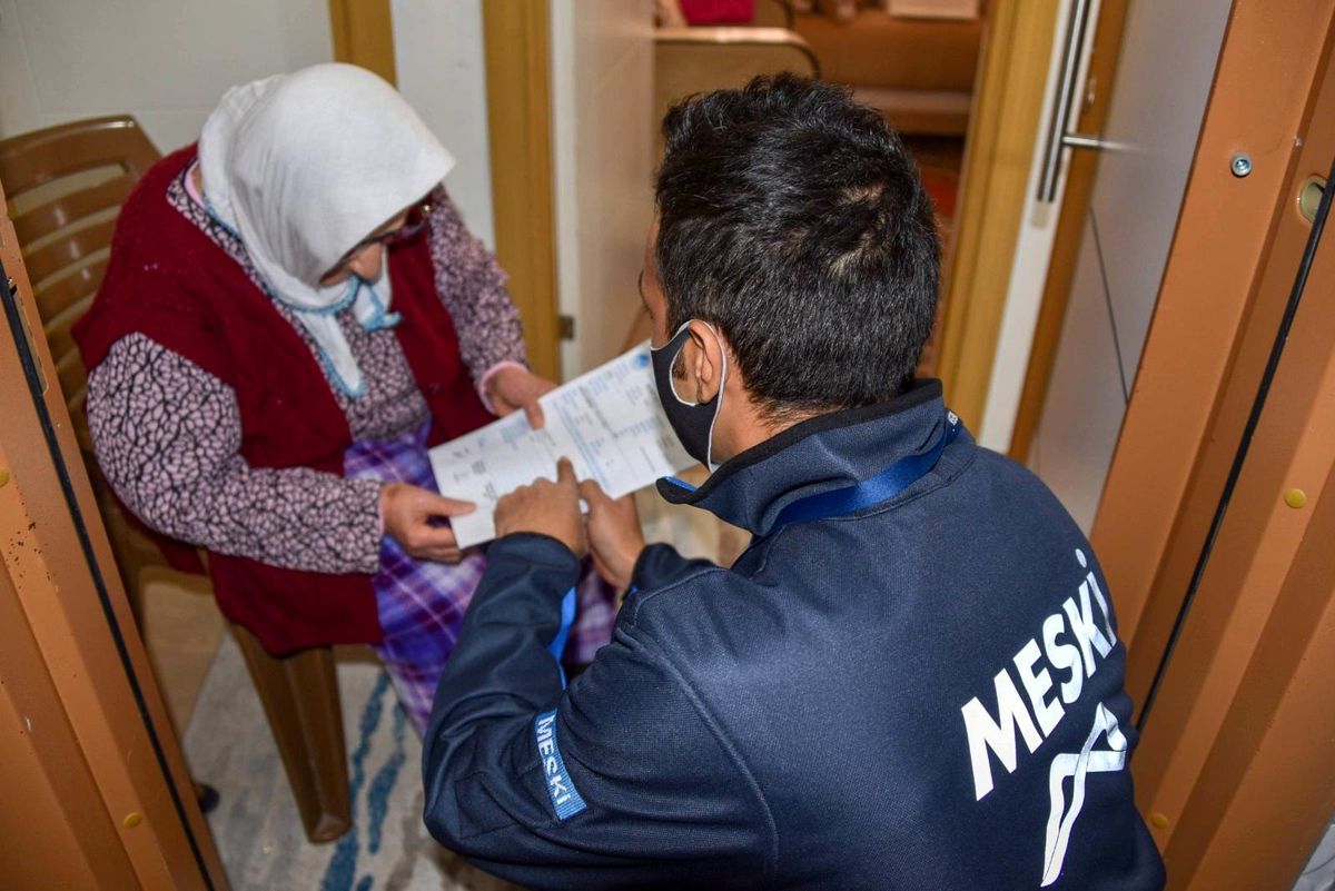 MESKİ\'den yaşlı ve engellilere yerinde abonelik hizmeti