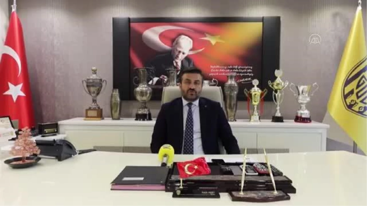 MKE Ankaragücü Kulübü Başkanı Fatih Mert, AA\'nın 101. kuruluş yıl dönümünü kutladı