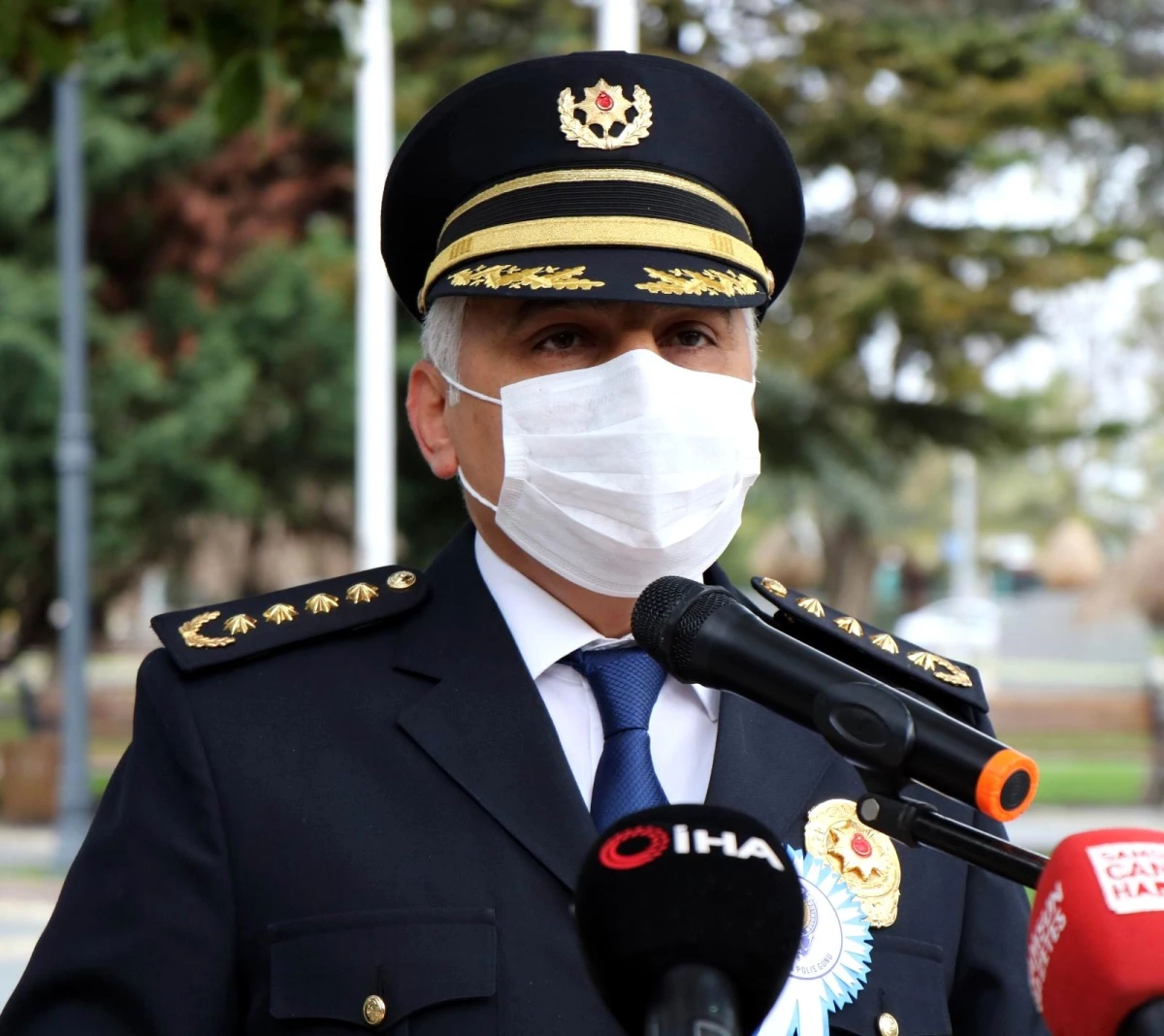 Samsun İl Emniyet Müdürü Urhal\'dan polislere Kovid-19 teşekkürü