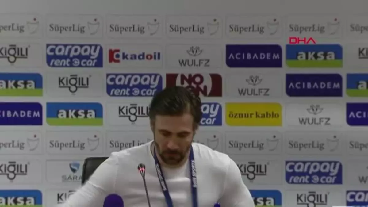 SPOR Fatih Karagümrük - Atakaş Hatayspor maçının ardından