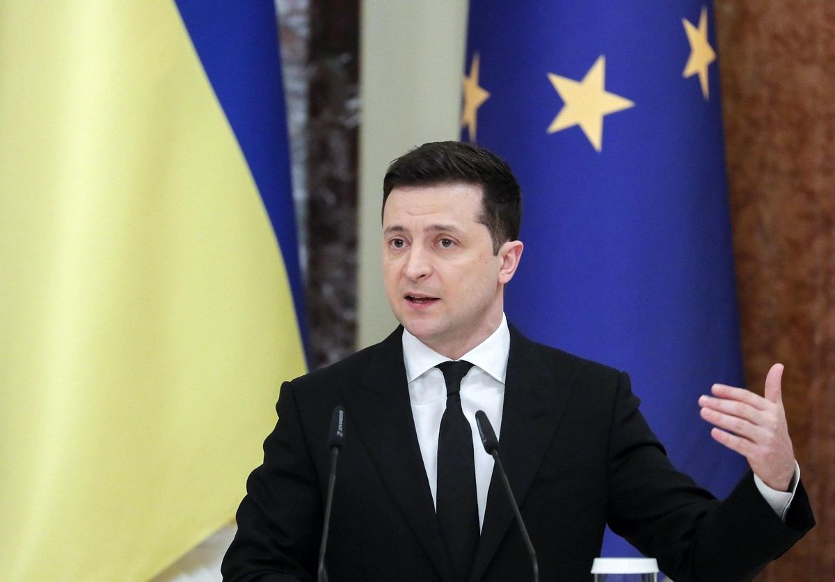 Ukrayna Devlet Başkanı Zelenskiy: "Donbass\'taki savaşı bitirmek için tek yol NATO"