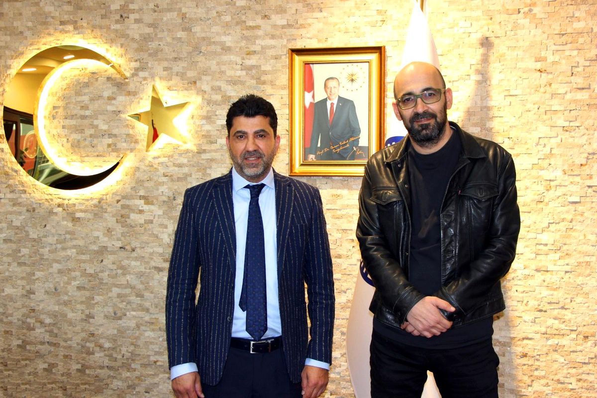 Yönetmen Onur Tan, ADÜ Rektörü Aldemir ile görüştü