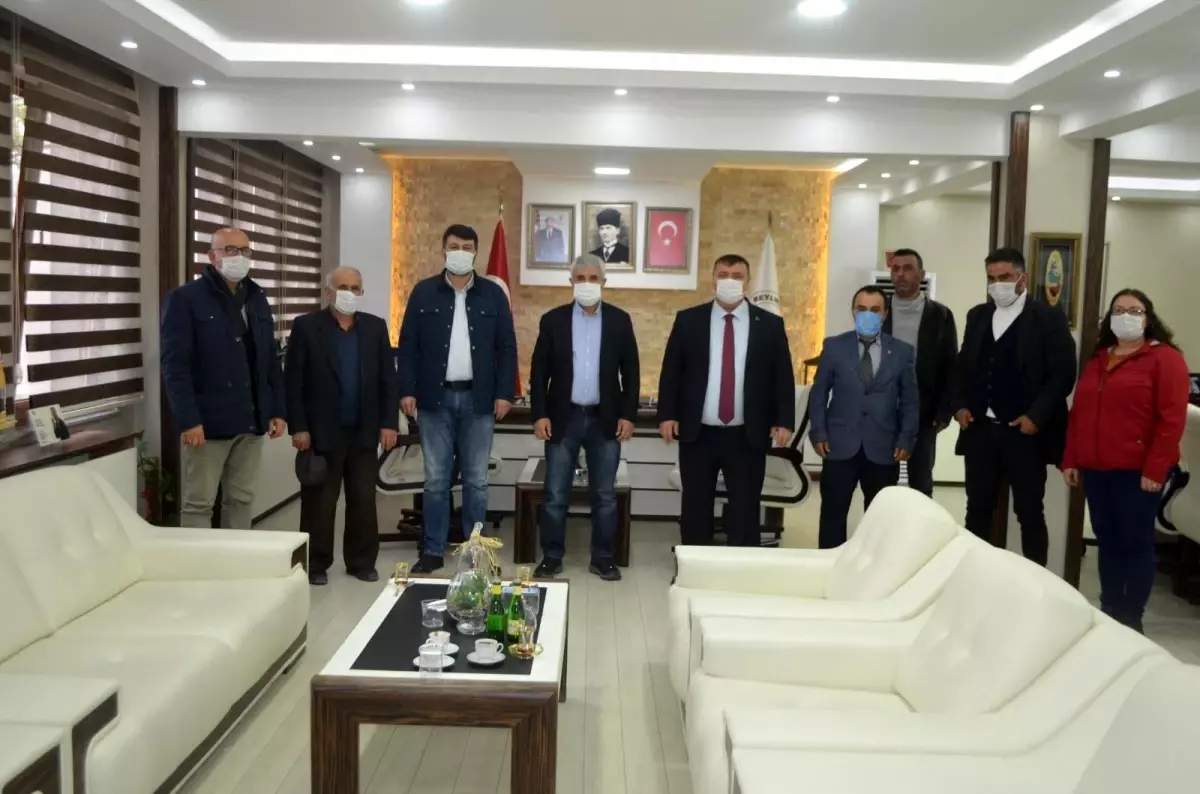 AK Parti ve MHP'den Başkanı Alp'e ziyaret