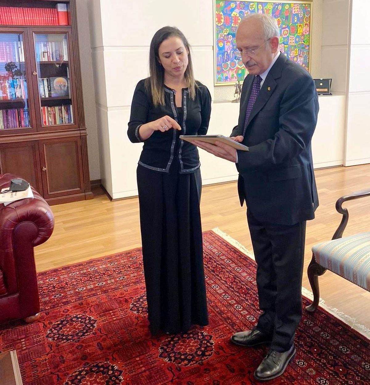Başkan Sengel, Kılıçdaroğlu\'ndan açılış sözü aldı