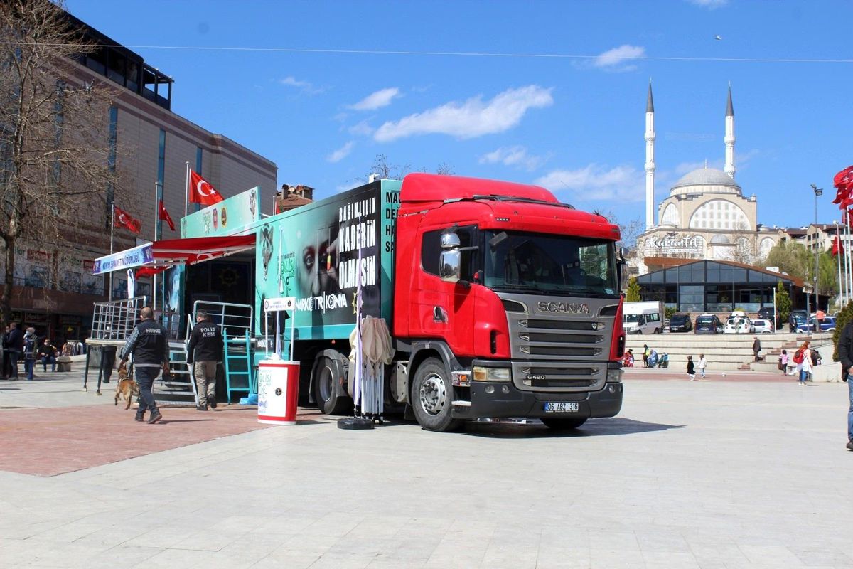 "Narko tır" tarihi kentte